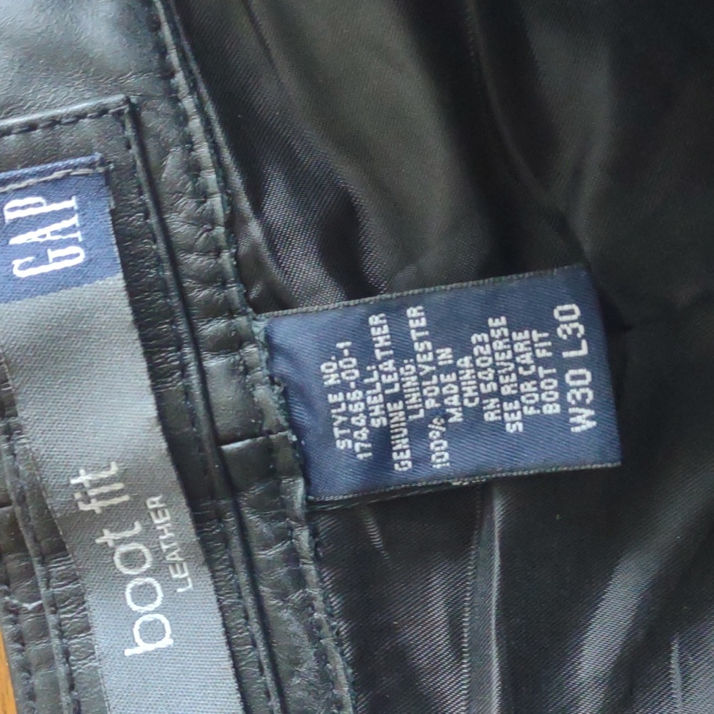 Gap Boot Fit Leather Pants - image 5